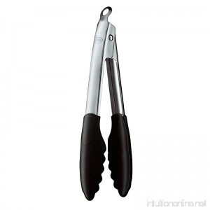Rösle Stainless Steel 9-inch Silicone Coated Locking Tongs - B00280NBQ0